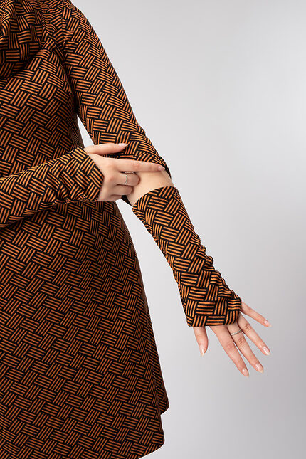 Stulpen BlockprintCopper 2